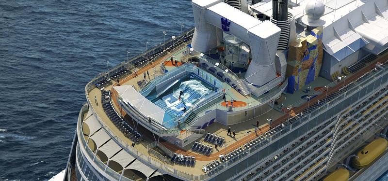 CRUCEROS QUANTUM OF THE SEAS ROYAL CARIBBEAN CRUCEROS CARIBE OFERTA DESDE NUEVA YORK NEW YORK CARIBBEAN CRUISES ROYAL CARIBBEAN FLOW RIDER SURF